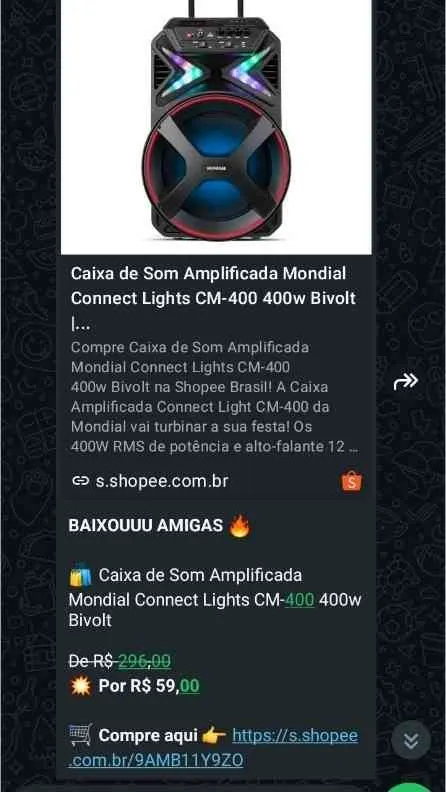 Oferta real enviada no grupo — #5